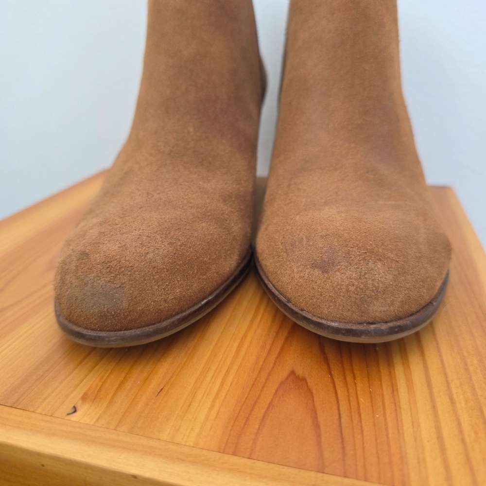 Lucky Brand Suede Ankle Booties - Size 8 M, 38 - Picture 2 of 13